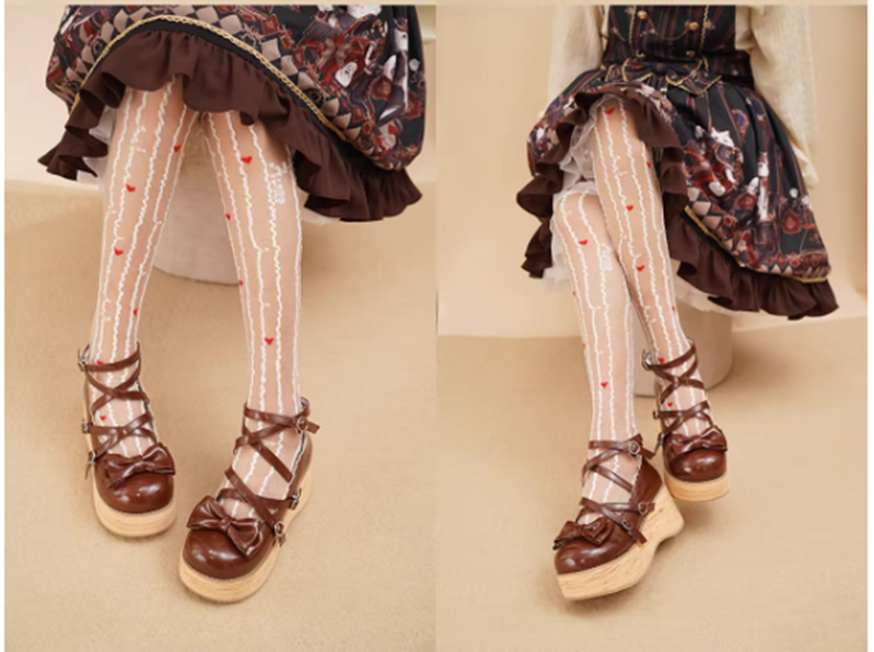 MODO - Sweet Lolita Round-Toe Platform Shoes