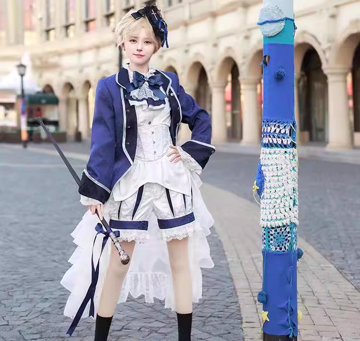 CastleToo - Coffin of Pilgrimage - Medieval European Ouji Lolita Shirt & Pants Suit