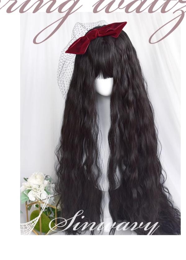 Sinwavy - Waltz - Elegant Lolita Long Curly Wig Multicolors