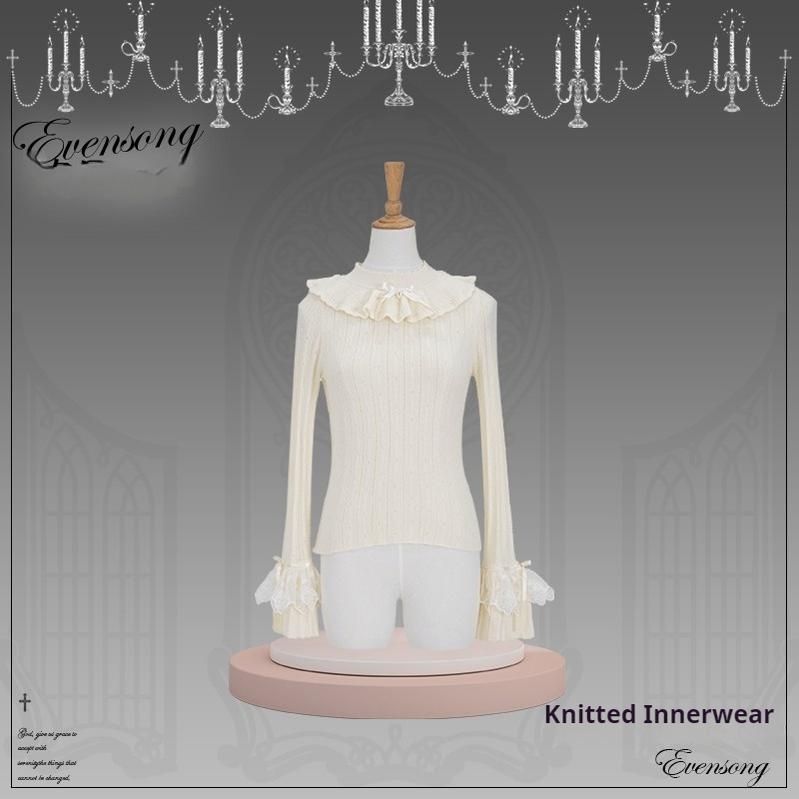 Mademoiselle Pearl - Winter Evening Prayer - Gothic Lolita Jumper Dress Embroidered Candlestick OP Dress