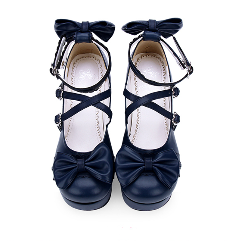 Angelic imprint - Sweet Lolita Heels Shoes Princess Tea Party Low Cut Shoes