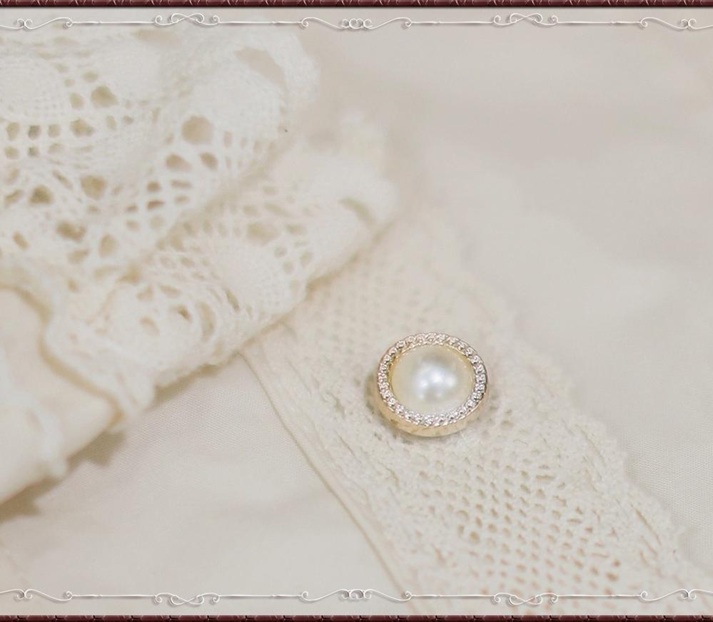 Tiny Garden - Cotton Retro Lace Lolita Blouse