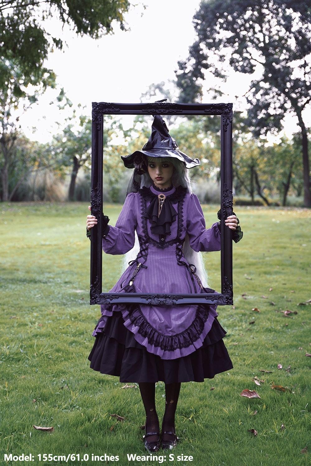 Miss Point - Perintz Manor - Gothic Lolita OP Long Sleeve Retro Lolita Dress