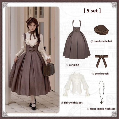 With PUJI - Ouji Lolita Shirt Bust-supporting JSK Dress