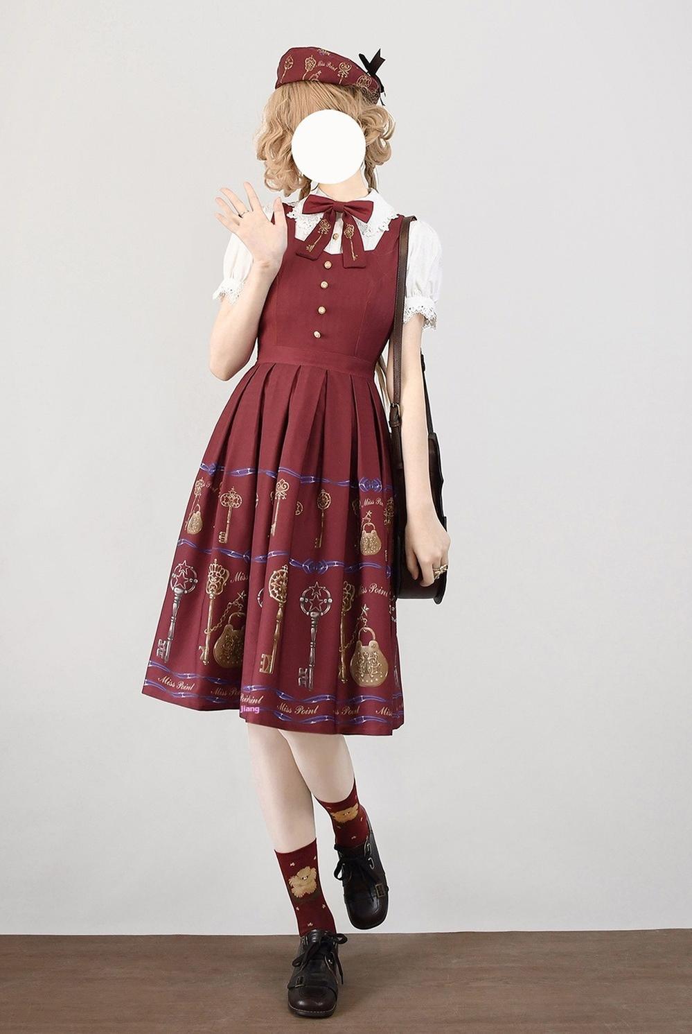 Miss Point - Antique Key - Elegant Lolita JSK Retro Lolita Dress