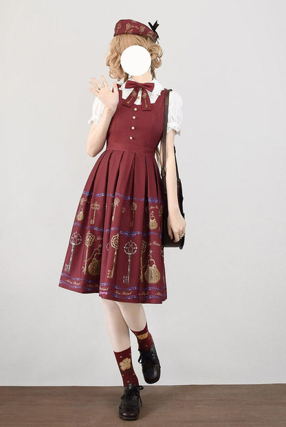 Miss Point - Antique Key - Elegant Lolita JSK Retro Lolita Dress