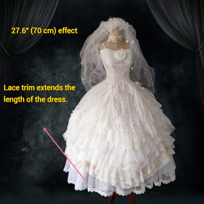 Teddy Bear - 27.6 (70 CM) Adjustable Wedding Lolita Petticoat"