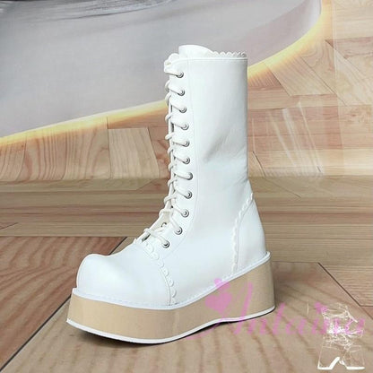 Antaina - Daily Lolita High Platform Shoes Customized Lolita Boots