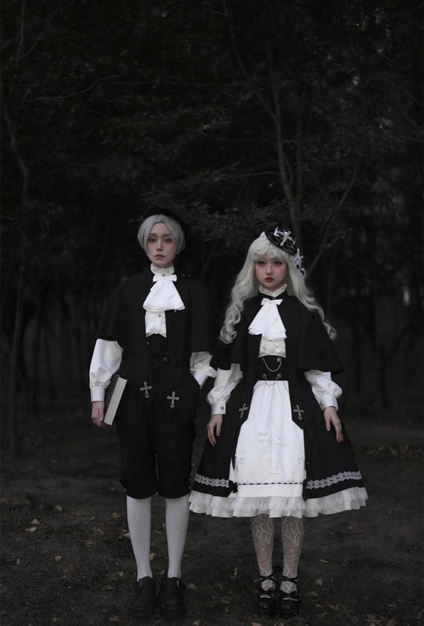 CastleToo - Holy Academy - Gothic Lolita Prince Skirt Set