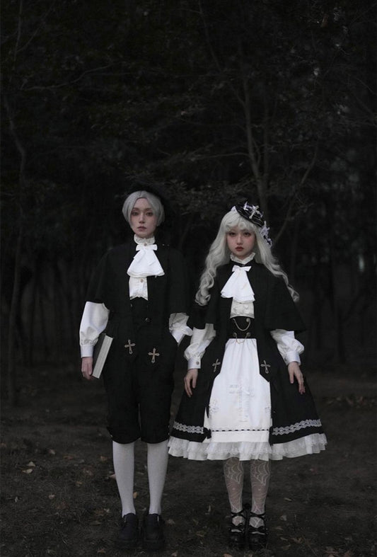 CastleToo - Holy Academy - Gothic Lolita Prince Skirt Set