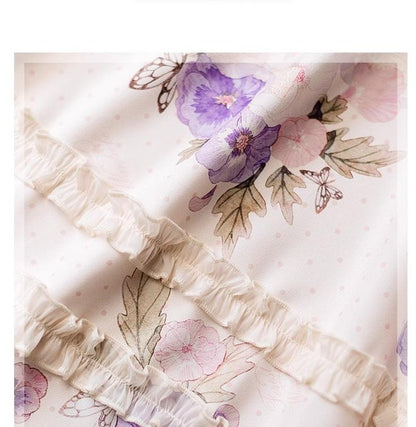 Forest Wardrobe - Forest Basket - Classic Lolita OP Dress Floral Print