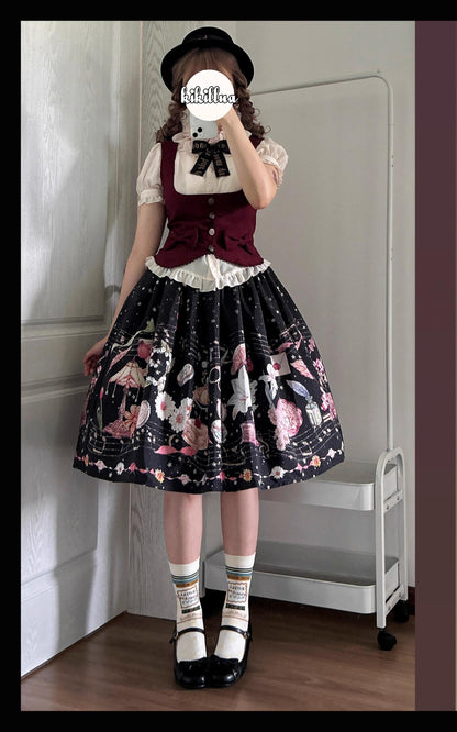 Yukines Box - Suyu Flower Sea - Elegant Lolita Dresses Floral Print JSK SK