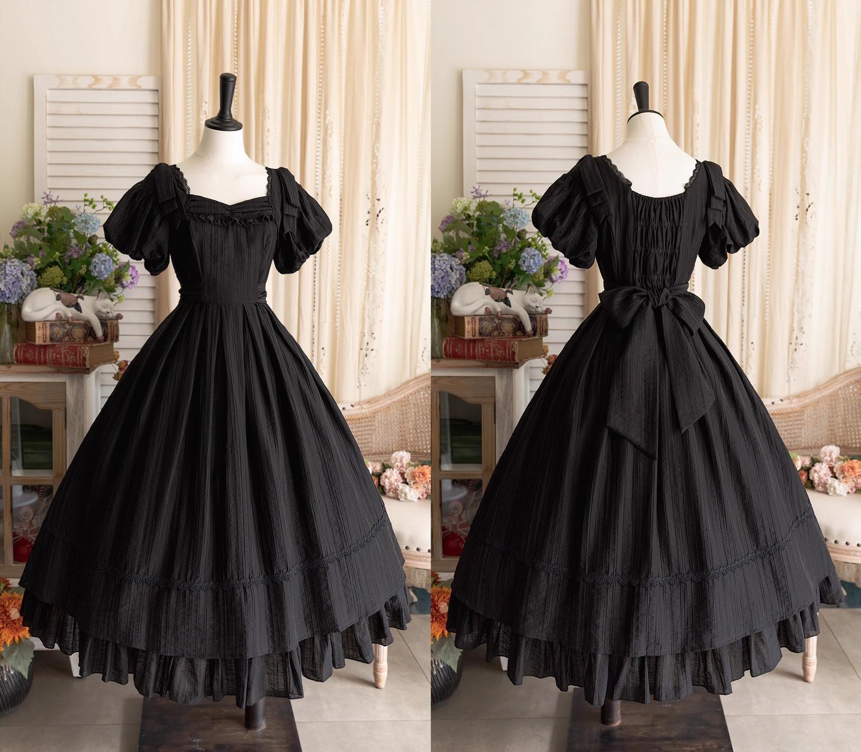 Forest Wardrobe - Forest Gallery - Country Lolita OP Dress Elegant Tencel Dress