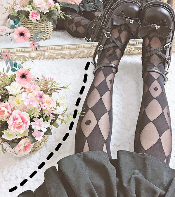 Roji roji - diamond Argyle Lolita Tights