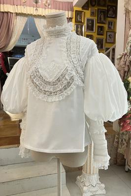 Lace Garden - Cool Summer - Vintage Lolita Victorian Shirt