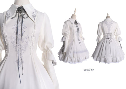 Wuyuzhe - Dragoon Knight 1.0 Version - Western Fantansy Style Suit Embroidery Dress Set Double-Sided Vest
