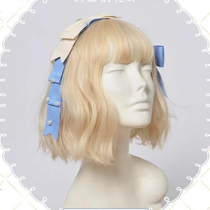 Magic Tea Party - Lena's Garland - Elegant Lolita HeaddressPearl Headband Set with Hair Clip