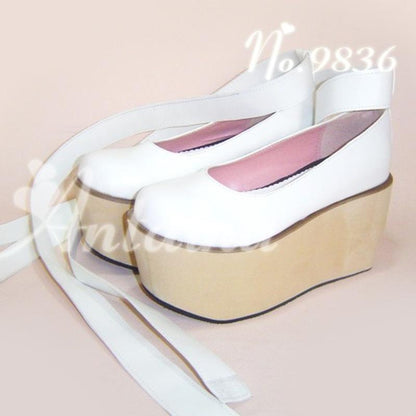 Antaina - Wedding Lolita Platform Shoes Bridal Shoes Multicolor