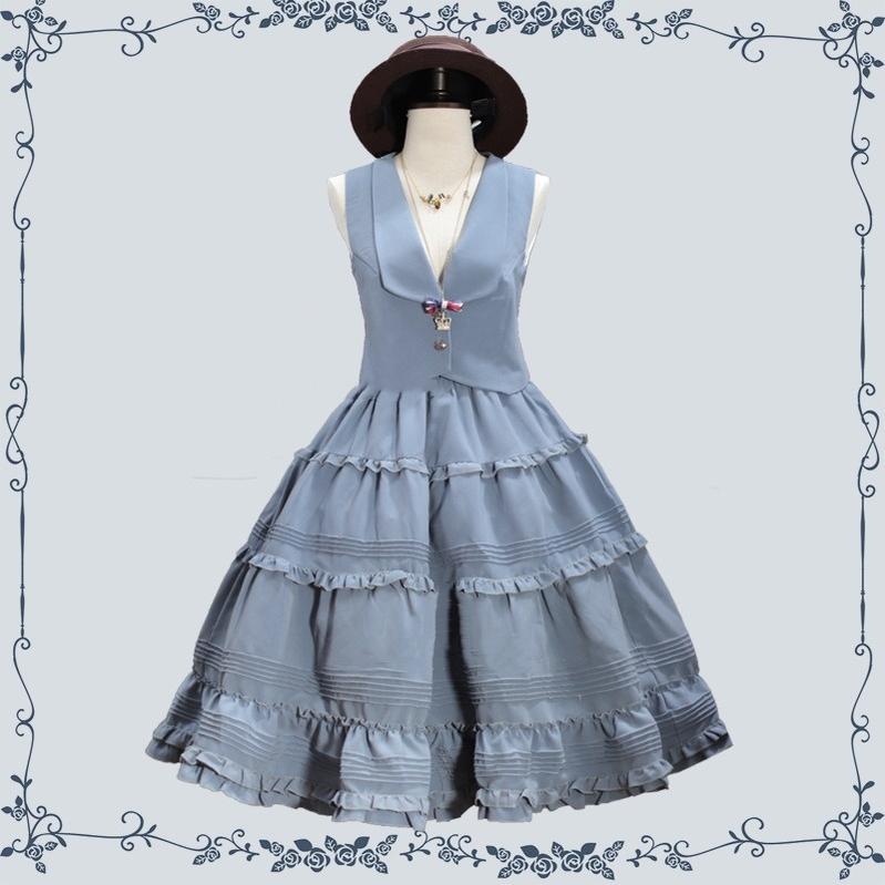 Tiny Garden - Old Love Songs - Lolita Elegant Vintage SK and Waistcoat
