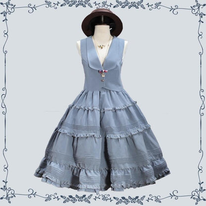 Tiny Garden - Old Love Songs - Lolita Elegant Vintage SK and Waistcoat