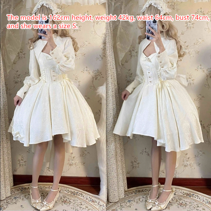 Strawberry Duck - Gothic Lolita Dress White Lolita JSK