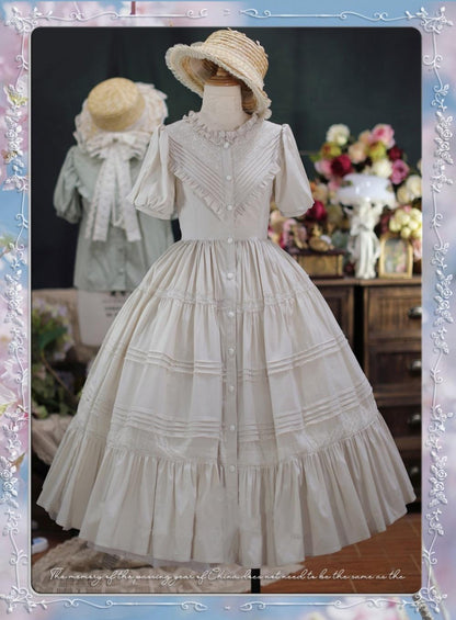 Tiny garden - Elegant Lolita Short Sleeve OP Multicolors