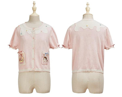 Summer Fairy - IP Collab Kawaii Lolita Dresses OP Home Wear Salopette Cardigan SK