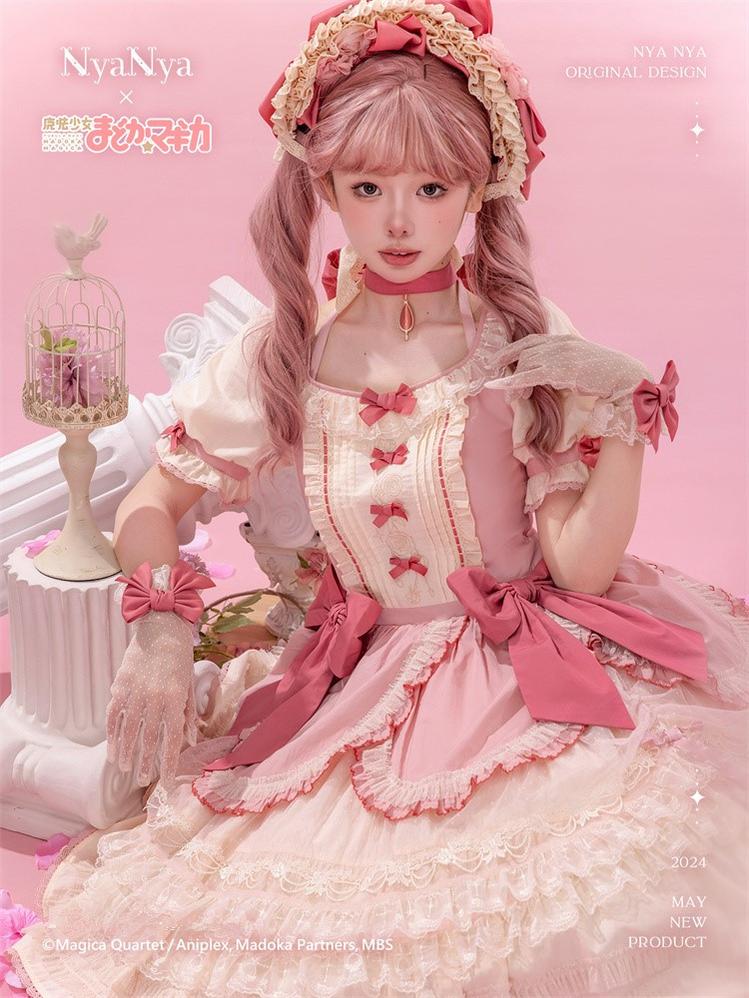 NyaNya - IP Collab Dreamy Memories Themed Lolita OP Dress