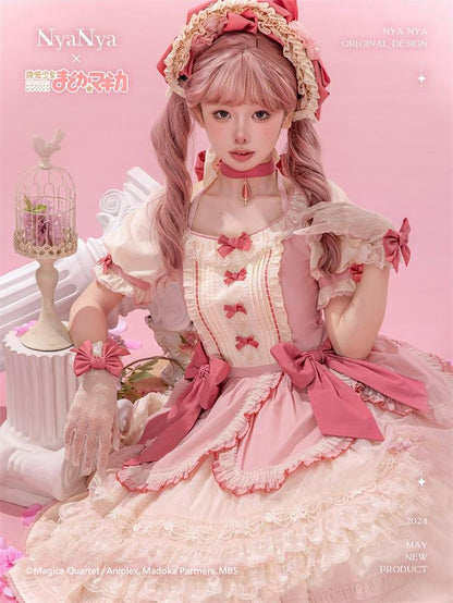 NyaNya - IP Collab Dreamy Memories Themed Lolita OP Dress