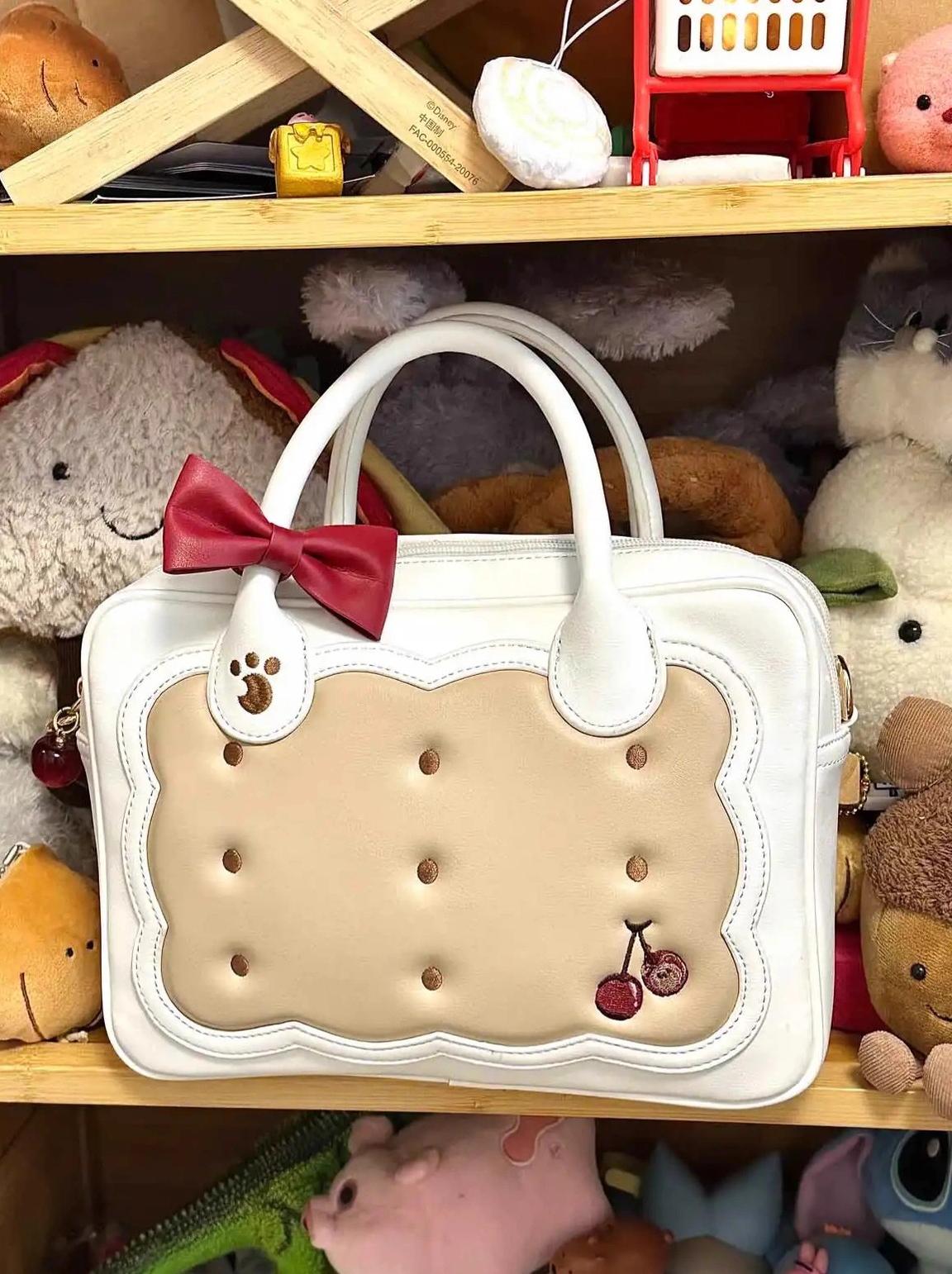 Morning Glory - Kawaii Lolita Bag Cherry Biscuit Shoulder Crossbody Handbag