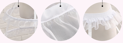 Manyiluo - Adjustable Lolita Petticoat Fish-bone Hollow-out Pannier