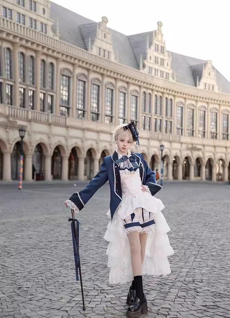 CastleToo - Coffin of Pilgrimage - Medieval European Ouji Lolita Shirt & Pants Suit