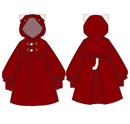 Fairy Cat - Sweet Lolita Coat Autumn and Winter Lolita Outwear