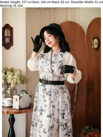 Forest Wardrobe - Afternoon Forest - Vintage Lolita Halter-neck JSK Dress in French Style