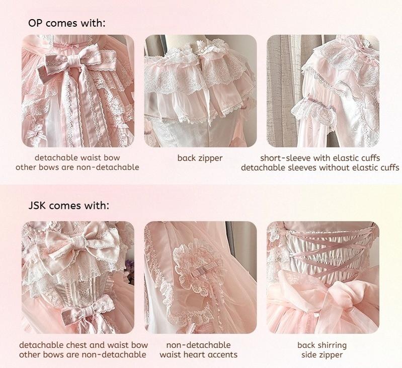 Mewroco - Candy Flavor - Gorgeous Sweet Lolita Dress, Lace & Petal Hem