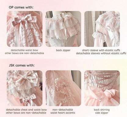 Mewroco - Candy Flavor - Gorgeous Sweet Lolita Dress, Lace & Petal Hem
