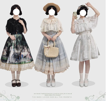 Time Memory - Sweetheart Curtain - Sweet Lolita Shawl Short Sleeve Lace Cardigan