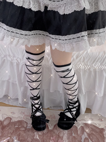 Roji Roji - Sweet Lolita Cotton Mid-Calf Socks