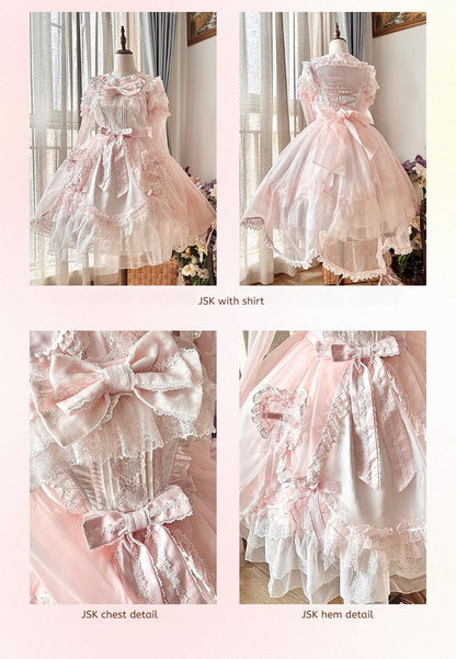 Mewroco - Candy Flavor - Gorgeous Sweet Lolita Dress, Lace & Petal Hem