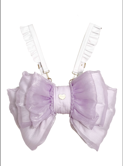 Boguta - Satin Butterfly Bow Bag Versatile Elegance Lolita Bag