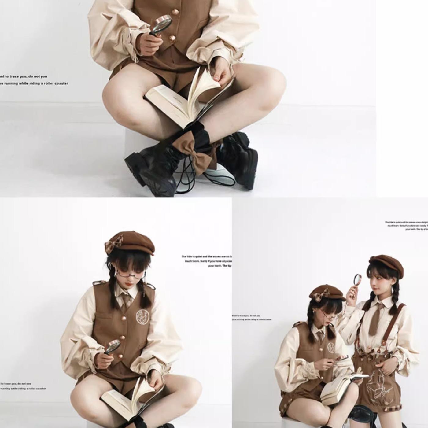 Piggy Bun - Famous Detective Goose - Kawaii Lolita Bag and Hat