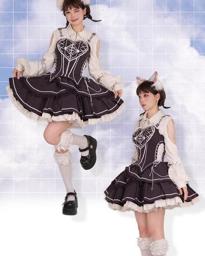 OCELOT - Love Affairs - Sweet Lolita Bodice Set Spicy Cowgirl Dress Set
