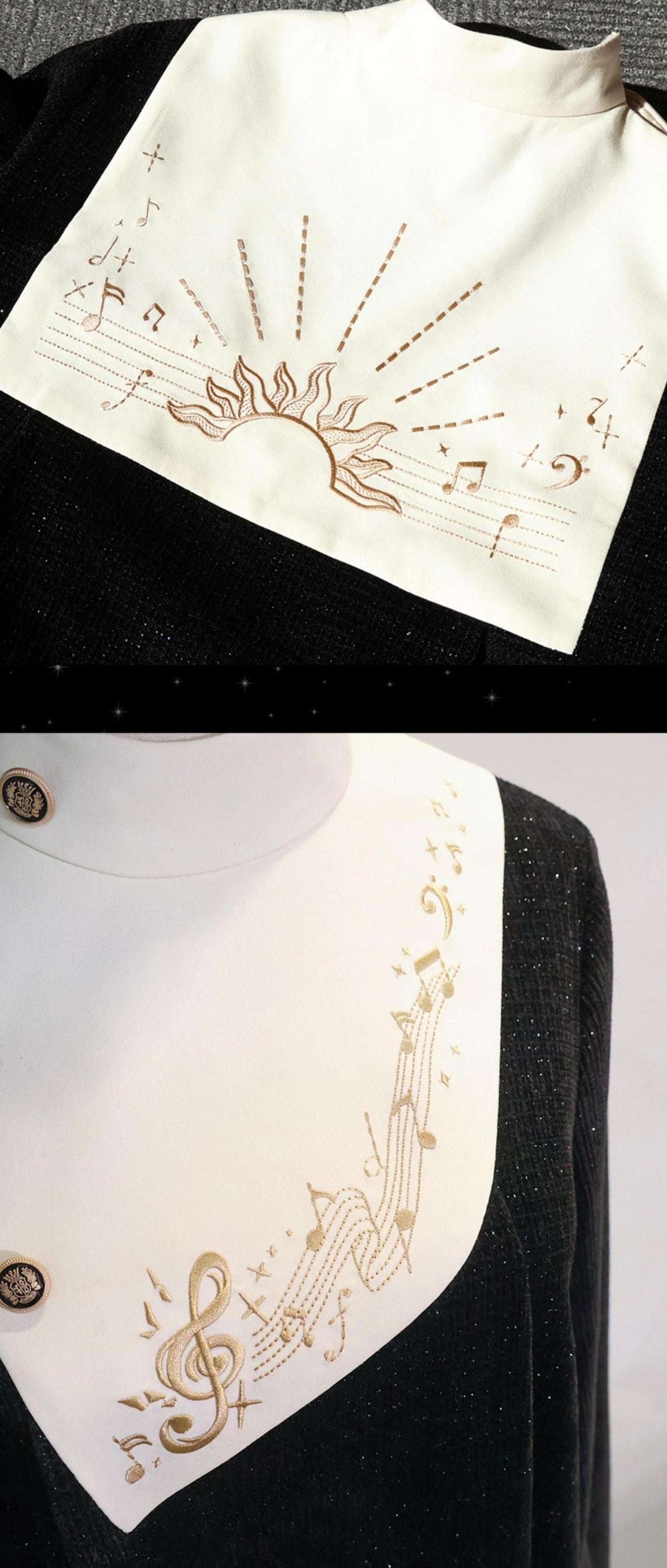 LizBird - Tomorrow Song - Ouji Lolita Loose Sweater and A-line Shorts