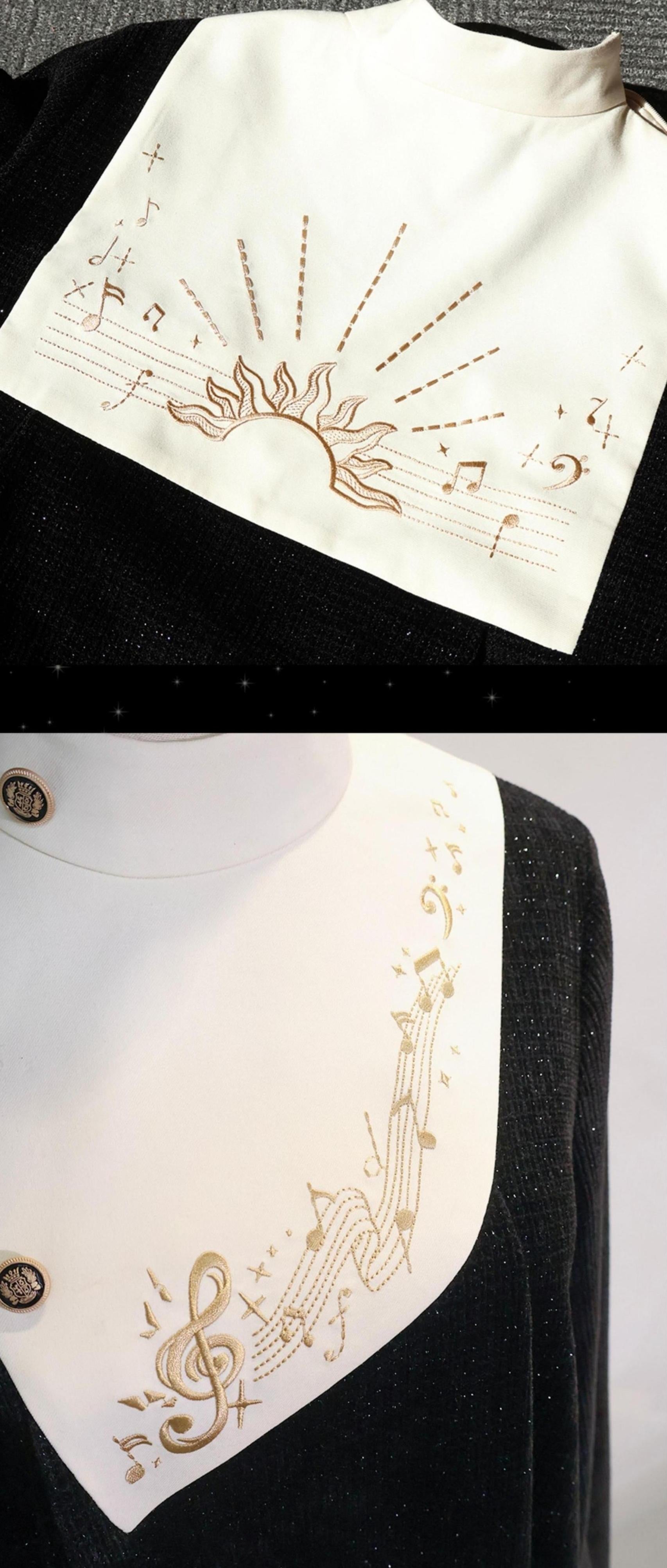 LizBird - Tomorrow Song - Ouji Lolita Loose Sweater and A-line Shorts