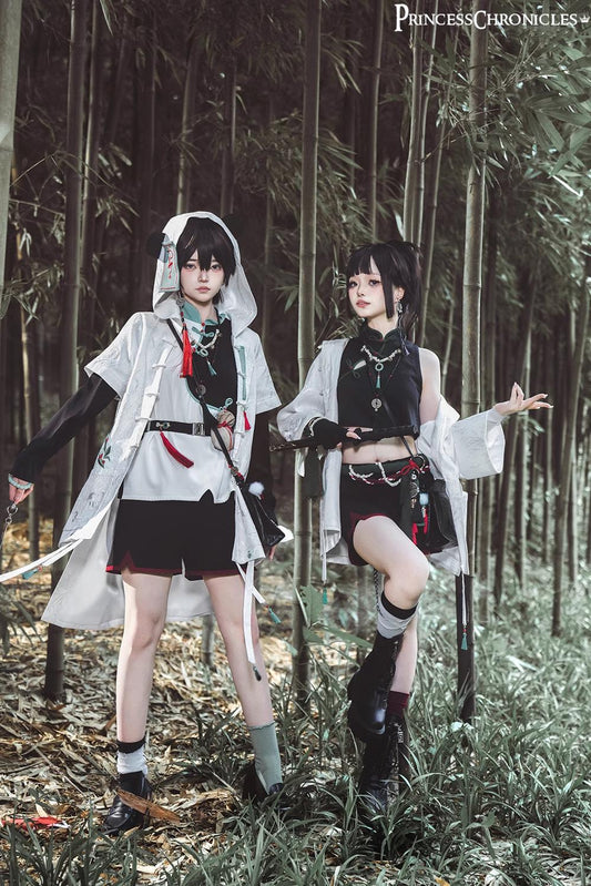 Princess Chronicles - Bamboo Panda - Han Lolita Shirt Full Set Chinese Style Unisex Set