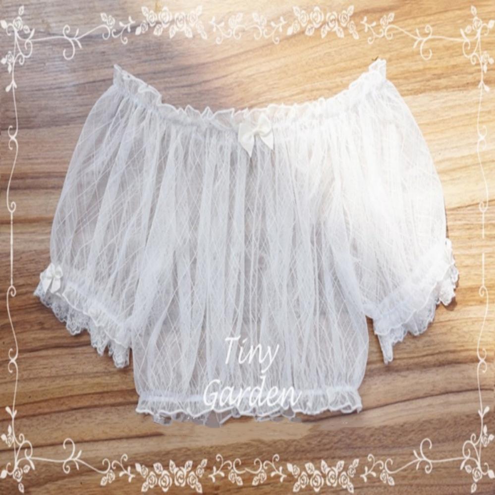 Tiny Garden - Summer Refreshment - Elegant Lolita Summer Lace A-line Neckline Blouse