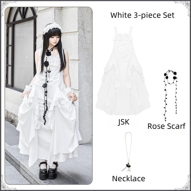 With PUJI - Dream - Daily Twins Lolita JSK, Loose Fit, Hidden Pockets