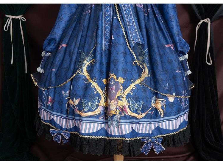 OCELOT - Classic Lolita OP Sailor Collar Elegant Lolita Dress