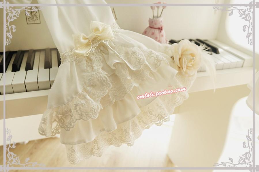 Strawberry Witch - Flower Wedding Lolita Pure White Romantic Full Set