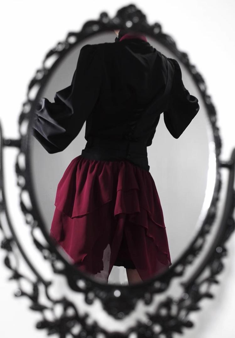 CastleToo - Evil Twins - Ouji Lolita Vest Shorts Skirt Set